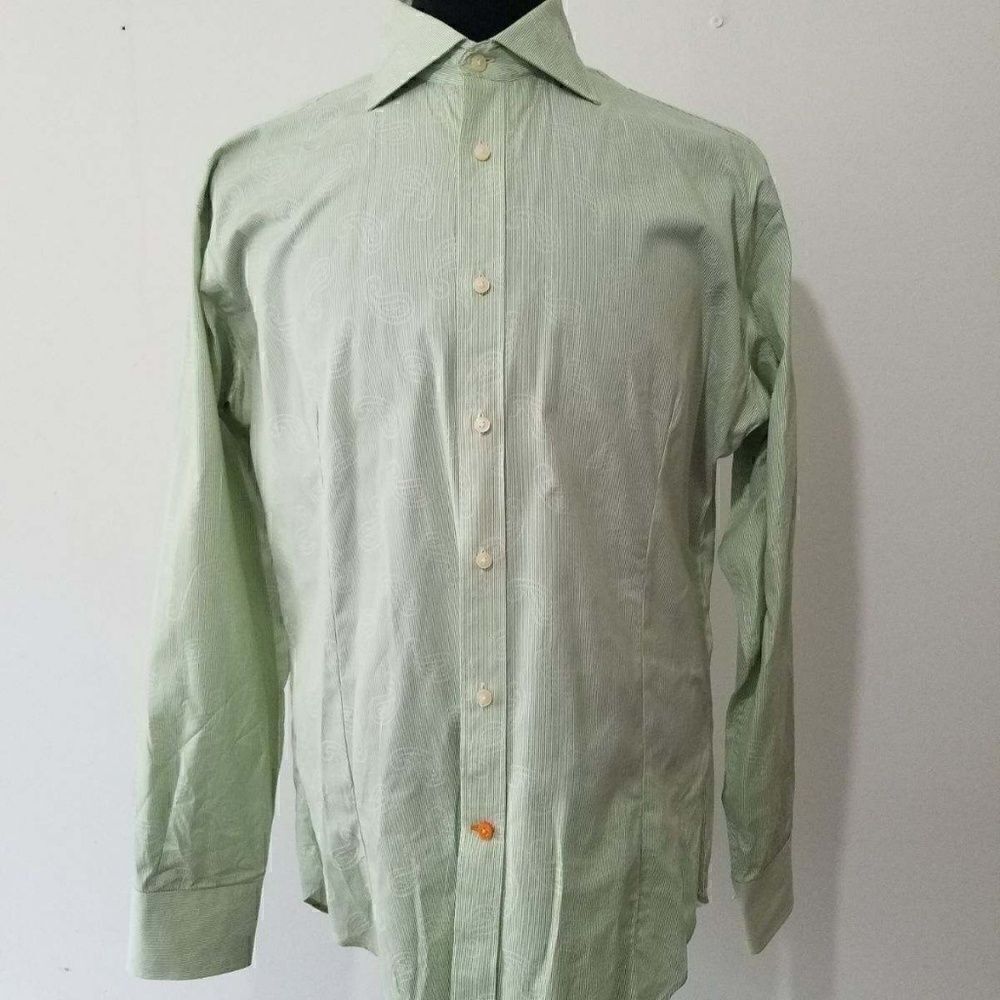 Thomas Dean green, long sleeve shirt size large